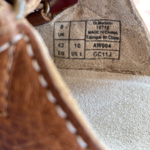 Vintage Dr Martens 10718 Dune Fisherman Y2K Chunky Slide Platform Sandal Sz 10 - Picture 9 of 9